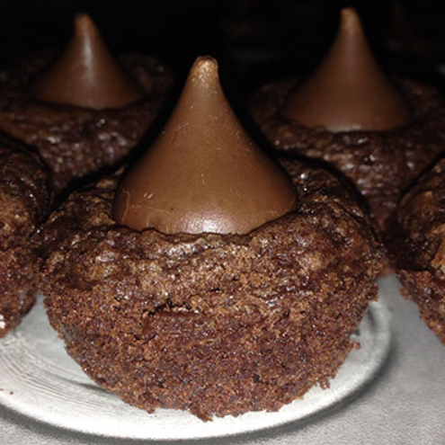 Mini Brownie Kisses